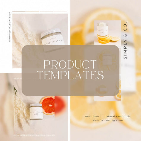 product canva templates