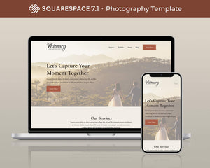 Visionary Photography - Squarespace 7.1 Website Template